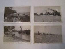 VINTAGE (4) GREETINGS FROM WHEELER, TEXAS POSTCARDS - UNUSED -  TUB Q picture