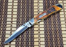 CASE XX USA 2014, 6154L TRAPPERLOCK Knife Rare Bone Shield GORGOUS scales Bomb picture