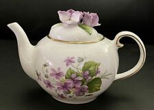 Royale Stratford Country Cottage Teapot Collection Sweet Violets, England picture