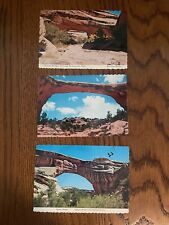 Natural Bridges National Park Utah Lot of 3 Vintage Postcards picture