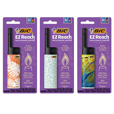 BIC EZ Reach Lighter, Home Décor Design, 3-Pack (Assortment of Designs May Vary) picture