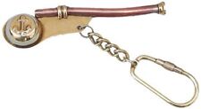 Whistle Keychain Emergency Survival Bosun Pipe Boatswain Nautical Key Chain Gift picture