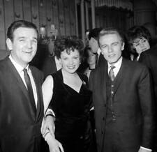 Film actress Judy Garland with pop singer Adam Faith 1962 OLD PHOTO 1 picture