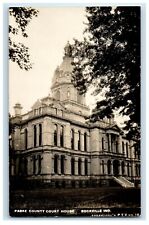 1922 Parke Country Court House Rockville Indiana IN RPPC Photo Vintage Postcard picture