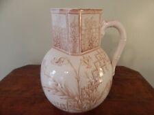 Antique G. W.Turner & Sons Beatrice Pitcher by Tunstall circa 1873-1895 picture