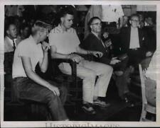 1955 Press Photo Lee Edens, Robert Matheny, Drunk Driving Trial picture