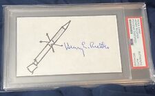 Henry Richter Autograph PSA Hand Drawn Satellite Sketch NASA Jet Propulsion  picture