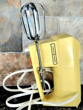 Vintage GE General Electric Hand Mixer Coffee Almond Color D3-M24 Works picture
