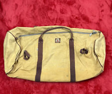The A-Line by ACADEMY VTG Tan Canvas Utility Carry Gym Bugout Bag 30