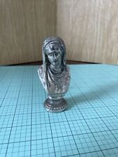 Vintage Jennings Bros. Bust of Madonna Statue Silver Plated dc7 picture
