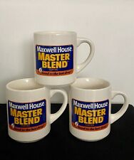 Maxwell House Master Blend Good To The Last Drop Diner Coffee Tea Mugs Set Of 3 picture