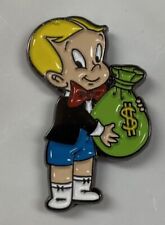 Richie Rich pin - enamel metal brooch lapel cartoon funny -   picture
