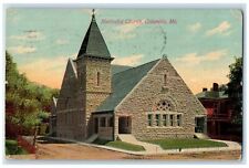 1912 Methodist Church Exterior Roadside Columbia Missouri Posted Trees Postcard picture