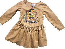 VTG Pocahontas Disney Cartoon Movie Promo Shirt Size 5 Fringe Tunic USA Made picture