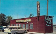Postcard California Lee Vining Kellogg's Cafe 1950s Mono Columbia 23-4539 picture