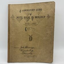 c. 1925 High School Chemistry Laboratory Note Book With Artwork And Notes picture