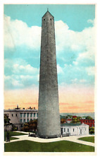 postcard Bunker Hill Monument Charlestown Massachusetts 6084 picture
