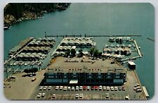 Postcard ID Coeur d'Alene Aerial View The North Shore Motor Hotel And Marina A29 picture