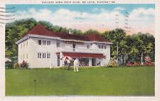 College Arms Golf Club De Land Florida FL 1954 Postcard D39 picture