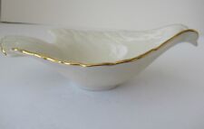 Lenox Ivory Open Dove Shaped Porcelain Candy Dish, Bowl  with Gold Trim, Vintage picture
