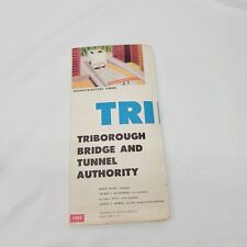 Vtg 1955 Triborough Bridge & Tunnel Authority Brochure Map Tolls Photos New York picture