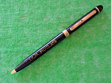 VINTAGE LEXUS BLACK AND GOLD BALLPOINT PEN WITH NEW REFILL ADVERTISING LEXUS picture