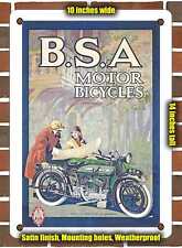 METAL SIGN - 1926 BSA Motor Bicycles - 10x14 Inches picture