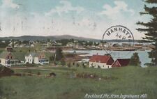 Rockland Maine Undivided Back Vintage Post Card View from Ingrahams Hill picture