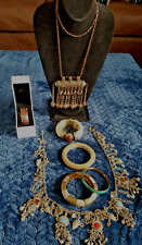 Vintage Tribal/Cultural Jewelry Lot - As Is - 7 Pcs. picture