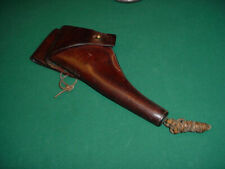 US M 1892 .38 DA BROWN LEATHER HOLSTER TYPE 4  ROCK ISLAND RIA R.I.A. 1905 DATED picture