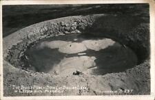 RPPC California Devil's Punch Bowl at Boiling Lake J.H. Eastman Postcard Vintage picture