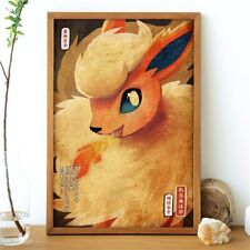 50x70 NO FRAME Retro Poster Flareon Canvas Painting Japanese Wall Art Prints picture