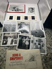 LOT OF ORIGINAL RANDOM FOUND OLD PHOTOGRAPHS B&W SEPIA VINTAGE SNAPSHOTS #3 picture