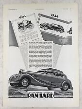 Vintage Panhard Automobile Advertisement Art Deco Car Transportation French picture