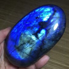 457g Natural Labradorite Quartz Crystal Mineral Spectrolite Healing 575 picture