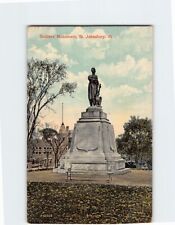 Postcard Soldiers Monument St. Johnsbury Vermont USA picture