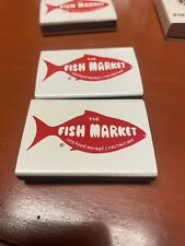 Vintage Wooden Matches From The Fish Market San Diego California picture