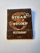 Steak N Stomp 17460 Northwest Fwy US 290 Houston Texas Matchbook picture