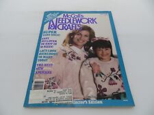 McCall's Needlework & Crafts Magazine January 1988 super yarn issue Afghans MORE picture