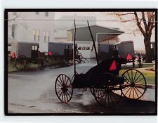 Postcard Sunday morning Amish Seasons Pennsylvania USA picture