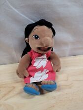 Disney Lilo And Stitch Plush Lilo Doll Girl Red Dress Hawaiian Stuffed toy 10