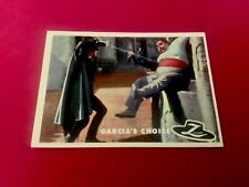 1958 Topps Zorro Card # 15 GARCIA’S CHOICE  - NEAR MINT picture