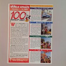 Vtg Feb 1-15 2003 Walt Disney World Update Theme Park News 100 Years of Magic picture