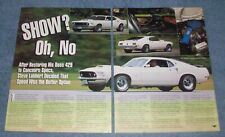1969 Wimbledon White Boss 429 Mustang Article 
