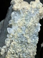 1550gNatural Amethyst Beautiful Purple QUARTZ Geode Crystal Cluster&calcite X568 picture