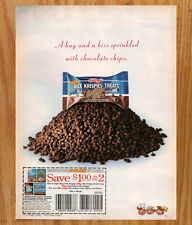 Kellogg's Rice Krispies Treats Chocolate - Magazine Print Ads Ephemera Art 1998 picture
