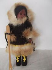 vtg doll 7.5in Nancy Ann Storybook? Native Alaska Eskimo Inuit - See Description picture