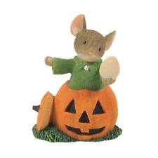 Enesco Heart of Christmas Pumpkin Carver Figurine, 2 Inches picture