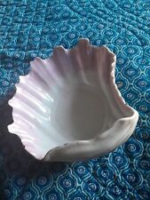 Large Ceramic Sea Shell Shaped  Trinket Bowl Marked On Bottom picture