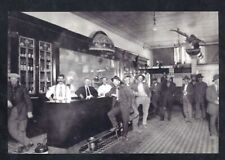 REAL PHOTO BUFFALO WYOMING OCCIDENTAL SALOON INTERIOR POSTCARD COPY picture